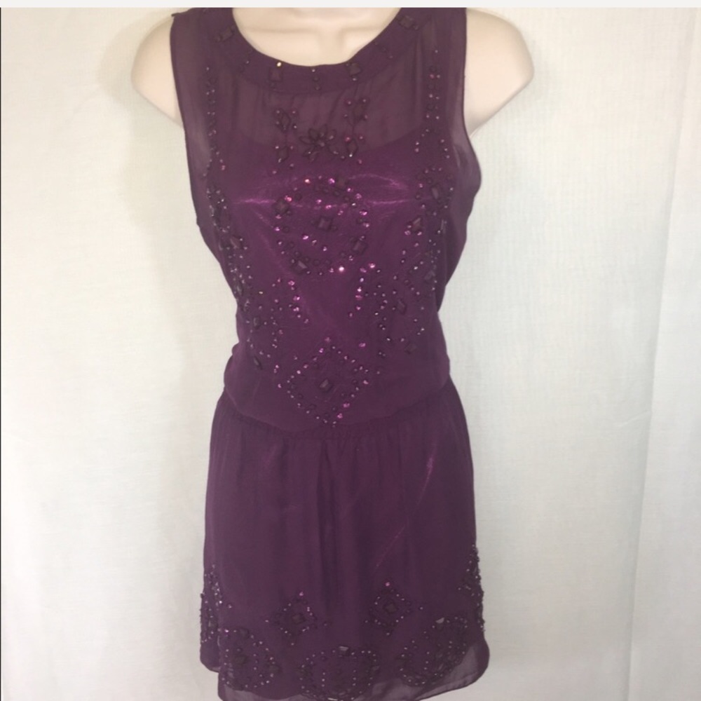 Sheer Purple ModCloth Dress-L